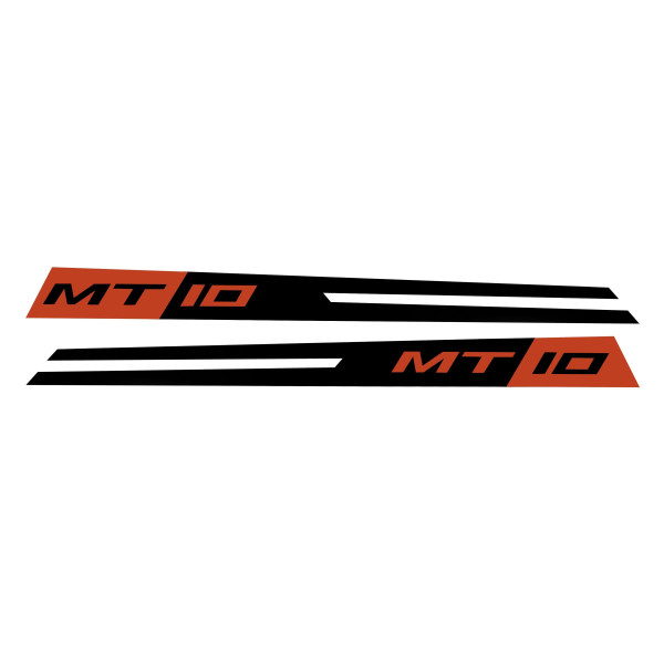 Pyramid Plastics Pyramid decal | red & black | yamaha mt-10 2016>current